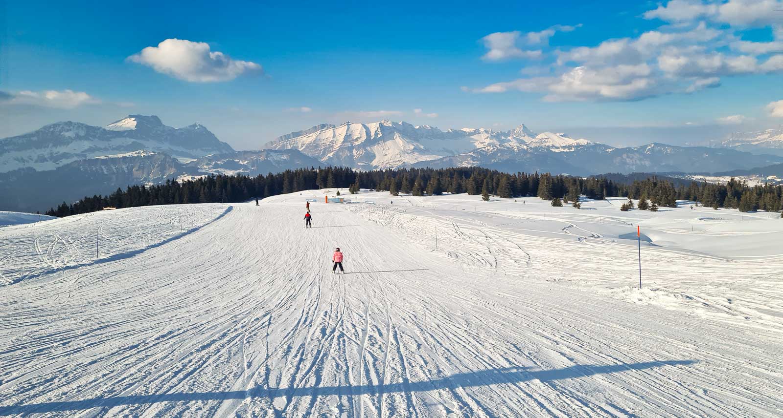 L’Espace Diamant, un domaine skiable facile pour les enfants et les débutants