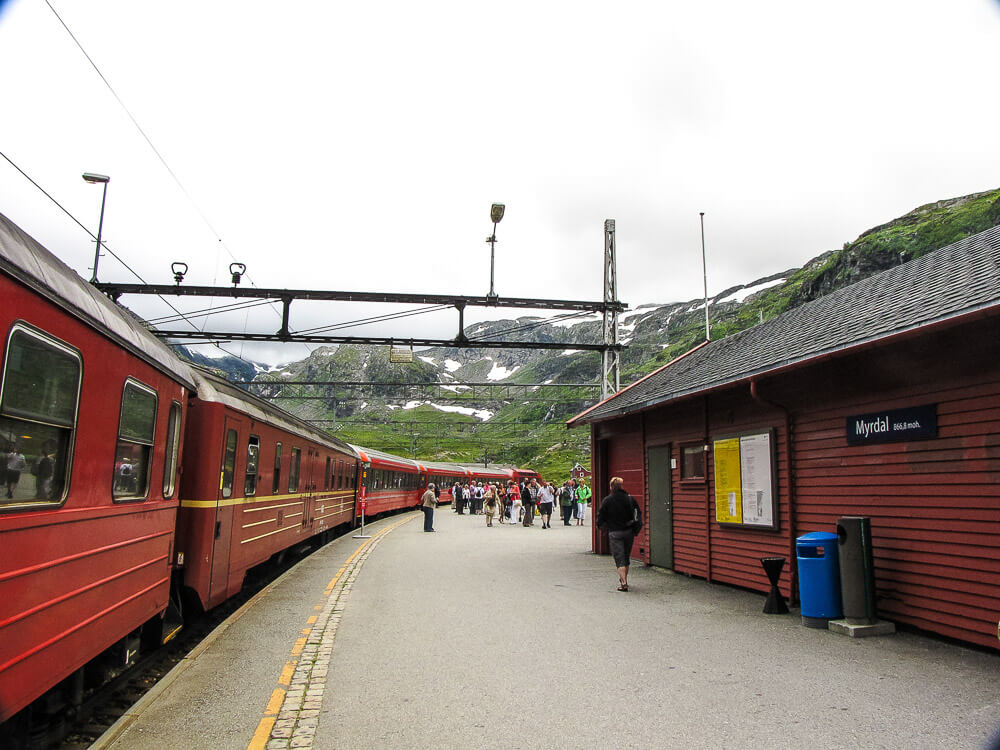 La ligne de train Oslo - Bergen en Norvège